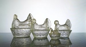 SET OF FOUR CHICKENS