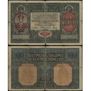 Poland, 100 Polish marks, 9.12.1916