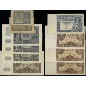 Poland, set of 10 banknotes, 1931-1940
