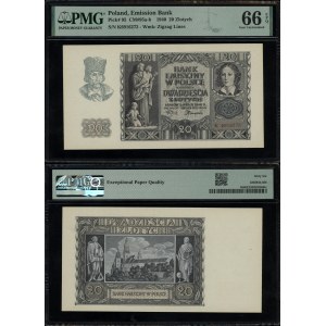 Poland, 20 zloty, 1.03.1940