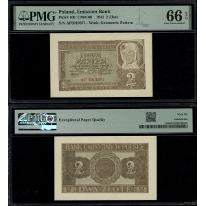 Poland, 2 zloty, 1.08.1941