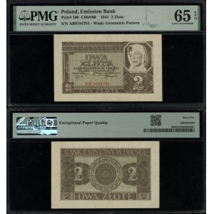Poland, 2 zloty, 1.08.1941