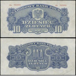 Poland, 10 gold, 1944