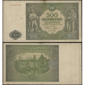 Poland, 500 zloty, 15.01.1946