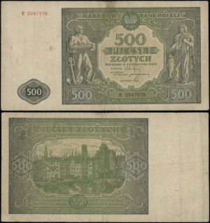 Poland, 500 zloty, 15.01.1946