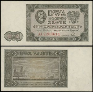 Poland, 2 zloty, 1.07.1948
