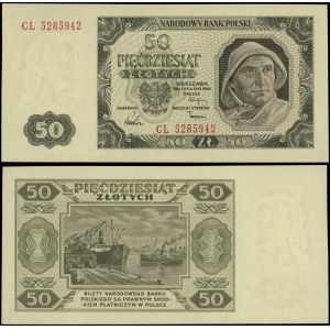 Pologne, 50 zloty, 1.07.1948