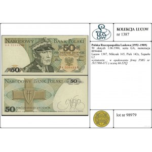 Poland, 50 zloty, 1.06.1986