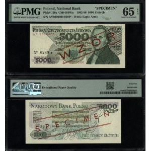 Pologne, 5.000 PLN, 1.06.1986