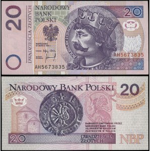 Polska, 20 złotych, 25.03.1994