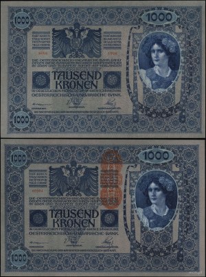 Austria, 1,000 crowns, 2.01.1902 (1919)