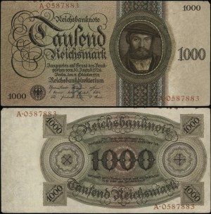 Germany, 1,000 marks, 11.10.1924