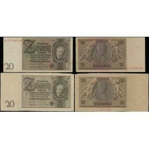 Germany, 2 x 20 marks, 22.01.1929