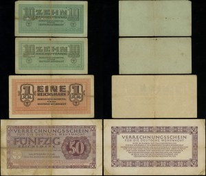 Germany, set of 4 banknotes, 1942-1944