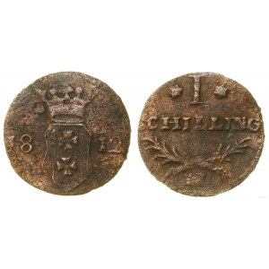 Polska, szeląg, 1812 M, Gdańsk