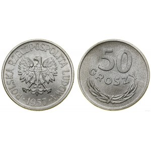 Polska, 50 groszy, 1957, Warszawa