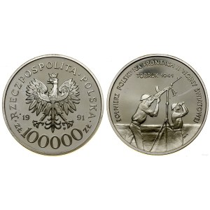 Polska, 100.000 złotych, 1991, Warszawa