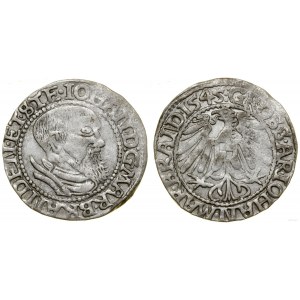 Śląsk, grosz, 1545, Krosno