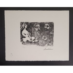 Pablo Picasso, Marie Therese jako Bożek i Trzej Brodaci Grecy