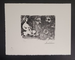 Pablo Picasso, Marie Therese jako Bożek i Trzej Brodaci Grecy