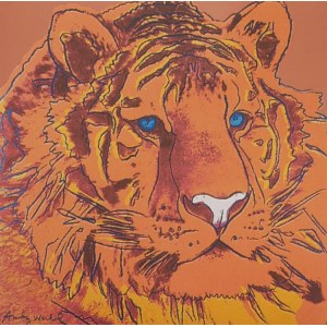 Andy Warhol, Tygrys syberyjski z cyklu “Zagrożone gatunki