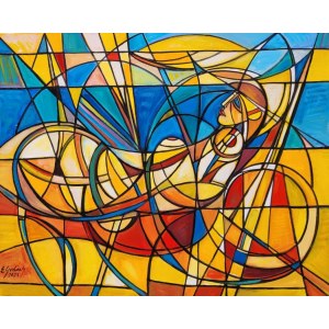 Eugene Gerlach, Nude on the Beach, 2021