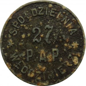 Polska, II RP, 27 PAP, Włodzimierz, 50 groszy, rzadkie