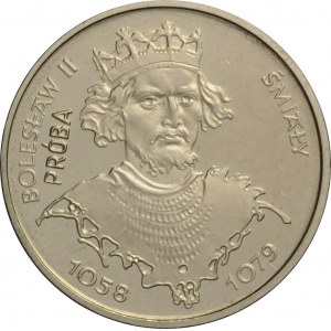 Polska, PRL, 2000 złotych 1981, Bolesław Śmiały, próba niklowa, UNC