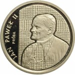 Polska, PRL, 1000 złotych 1989, Jan Paweł II - kratka, próba niklowa, UNC, WYŚMIENITE!