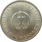 Niemcy, Republika Weimarska, 5 marek 1929 A, Berlin, Lessing, UNC-
