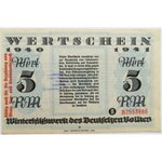 Niemcy, Pomoc dla narodu niemieckiego, 5 marek 1940/41, seria B
