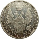 Rosja, Mikołaj I, 1 rubel 1852 PA, Petersburg, bardzo ładny