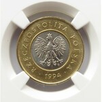 Polska, III RP, 2 złote 1994, NGC MS66