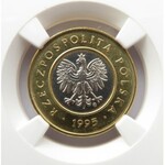 Polska, III RP, 2 złote 1995, NGC MS66