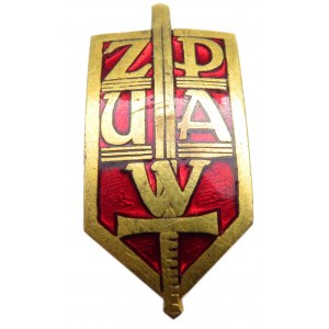 Polska, II RP, odznaka ZPUA, z nakrętką, niesygnowana