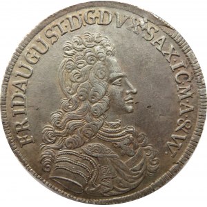 August II Mocny, 2/3 talara (gulden) 1696 EPH, Drezno