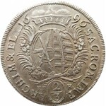 August II Mocny, 2/3 talara (gulden) 1696 EPH, Drezno