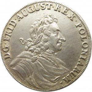 August II Mocny, 2/3 talara (gulden) 1704, Drezno, rzadki