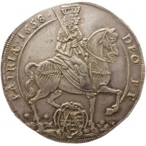 Niemcy, Saksonia, Jan Jerzy II, talar wikariacki 1658, Drezno