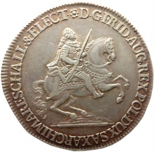 August III Sas, półtalar wikariacki 1741, Drezno
