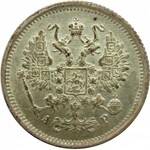 Rosja, Mikołaj II, 10 kopiejek 1903 AP, Petersburg, rzadszy rocznik, UNC-