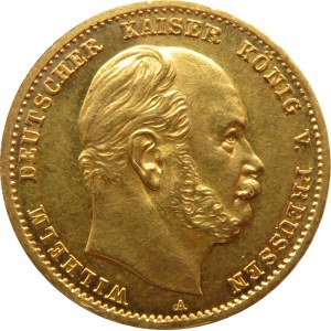 Niemcy, Prusy, Wilhelm I, 10 marek 1872 A, Berlin, bardzo ładne