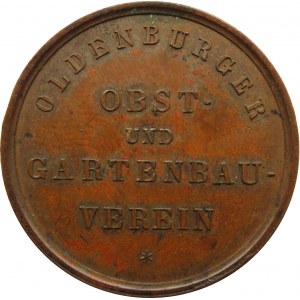 Niemcy, Oldenburg, medal Stowarzyszenia Sadowników i Ogrodników