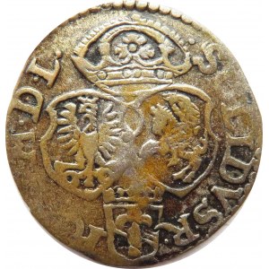 Zygmunt III Waza, szeląg, 1593, Olkusz, rzadki