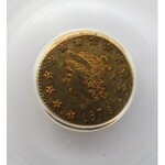 USA, Kalifornia, 1/2 dolara 1876 cal, PCGS MS61