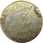 Jan II Kazimierz, szóstak 1668 TLB, Wilno, bardzo rzadki!! RR