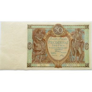 Polska, II RP, 50 złotych 1929, seria EŁ, UNC-