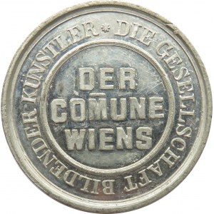 Austria, medal Towarzystwa Artystów Plastyków Austrii, Giebel aus Bau 1854
