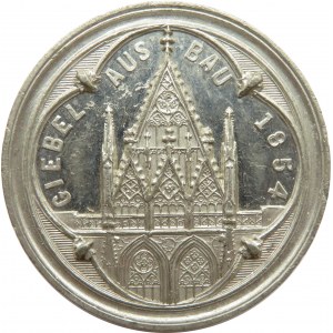 Austria, medal Towarzystwa Artystów Plastyków Austrii, Giebel aus Bau 1854
