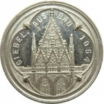 Austria, medal Towarzystwa Artystów Plastyków Austrii, Giebel aus Bau 1854